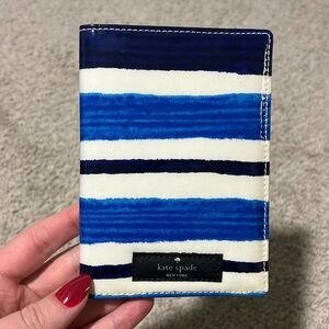 kate spade capri stripe daycation passport holder